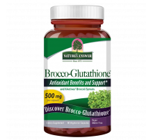 Брокколи с глутатионом 500 мг, Nature's Answer, Brocco–Glutathione Capsules, 60 капсул
