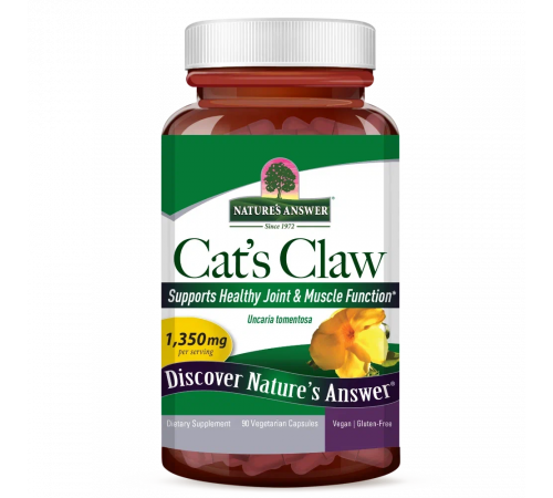 Кошачий коготь, Nature's Answer, Cat’s Claw , 90 капсул