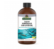 Жир печени норвежской трески с натуральным вкусом лимона и лайма, Nature's Answer, Norwegian Cod Liver Oil, 480 мл