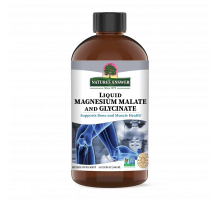 Малат и глицинат магния в жидкой форме, Nature's Answer, Magnesium Malate & Glycinate, 480 мл