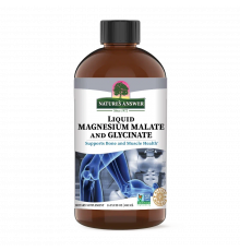 Малат и глицинат магния в жидкой форме, Nature's Answer, Magnesium Malate & Glycinate, 480 мл