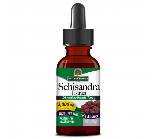 Экстракт лимонника 2000 мг, Nature's Answer, Schisandra Berry, 30 мл