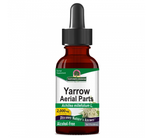Травяная настойка с тысячелистником, Nature's Answer, Yarrow Flowers, 30 мл