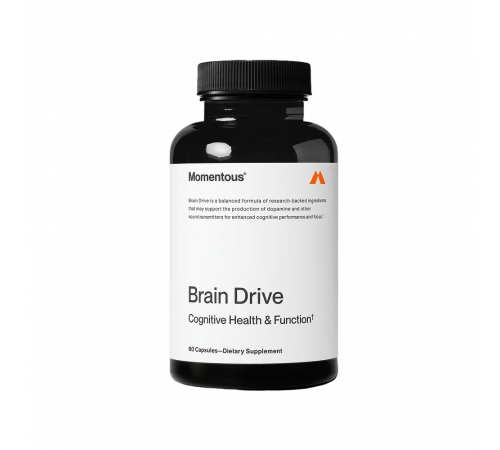 Brain Drive, комплекс для ясности ума и продуктивности, Momentous, 30 капсул