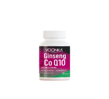 Женьшень и коэнзим Q10, Ginseng & CoQ10, Voonka, 30 капсул