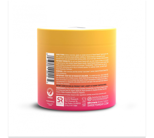 Мазь для снижения веса с ароматом тропиков, Sweet Sweat Tropical Jar XL, 383 г