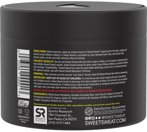 Мазь для снижения веса, Sweet Sweat Jar,184 г